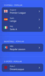 Sportsbook navigation on the DK88 betting platform with sport categories, league filters and quick-access links